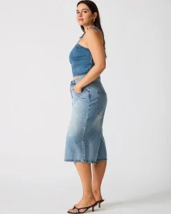 Meaghan Top Blue Heather
