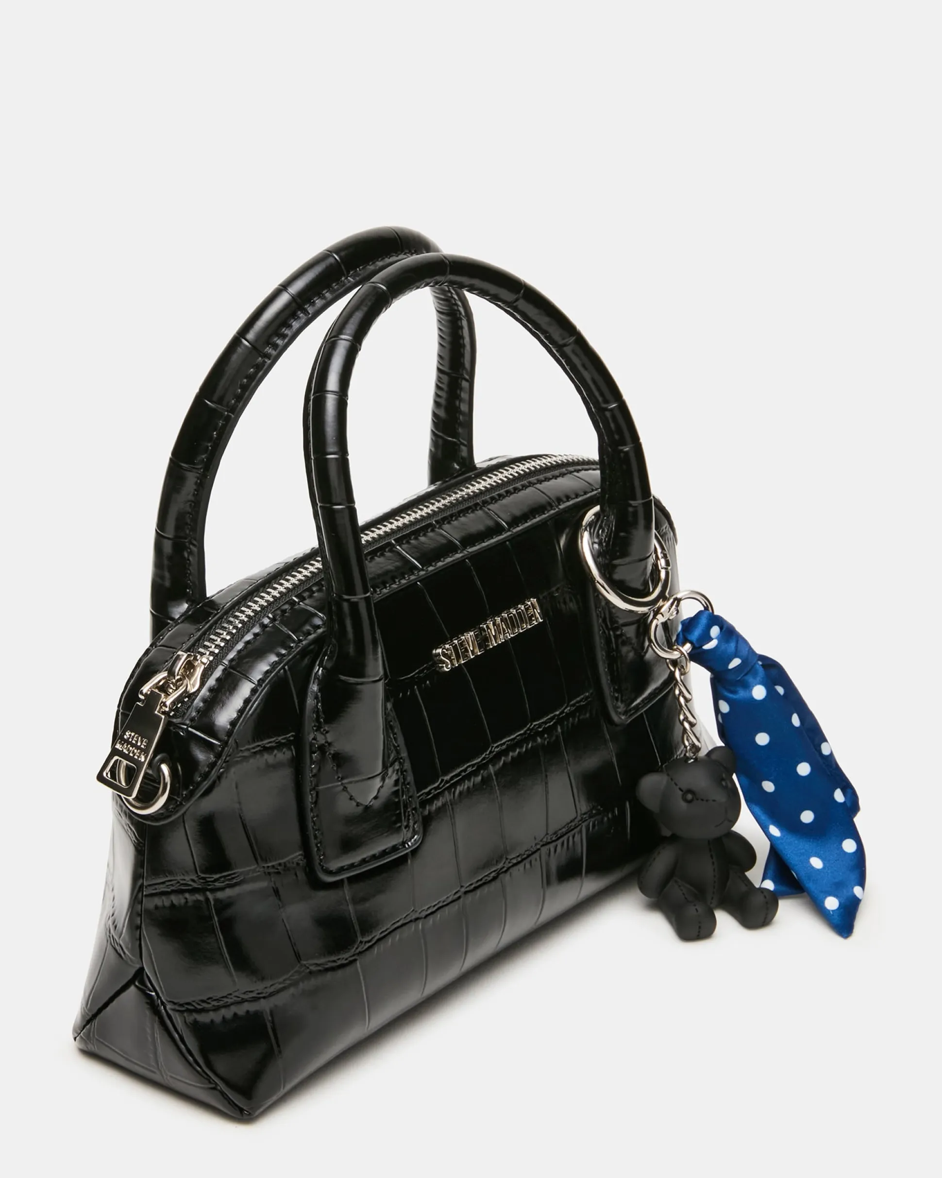 Melodie Bag Black Crocodile