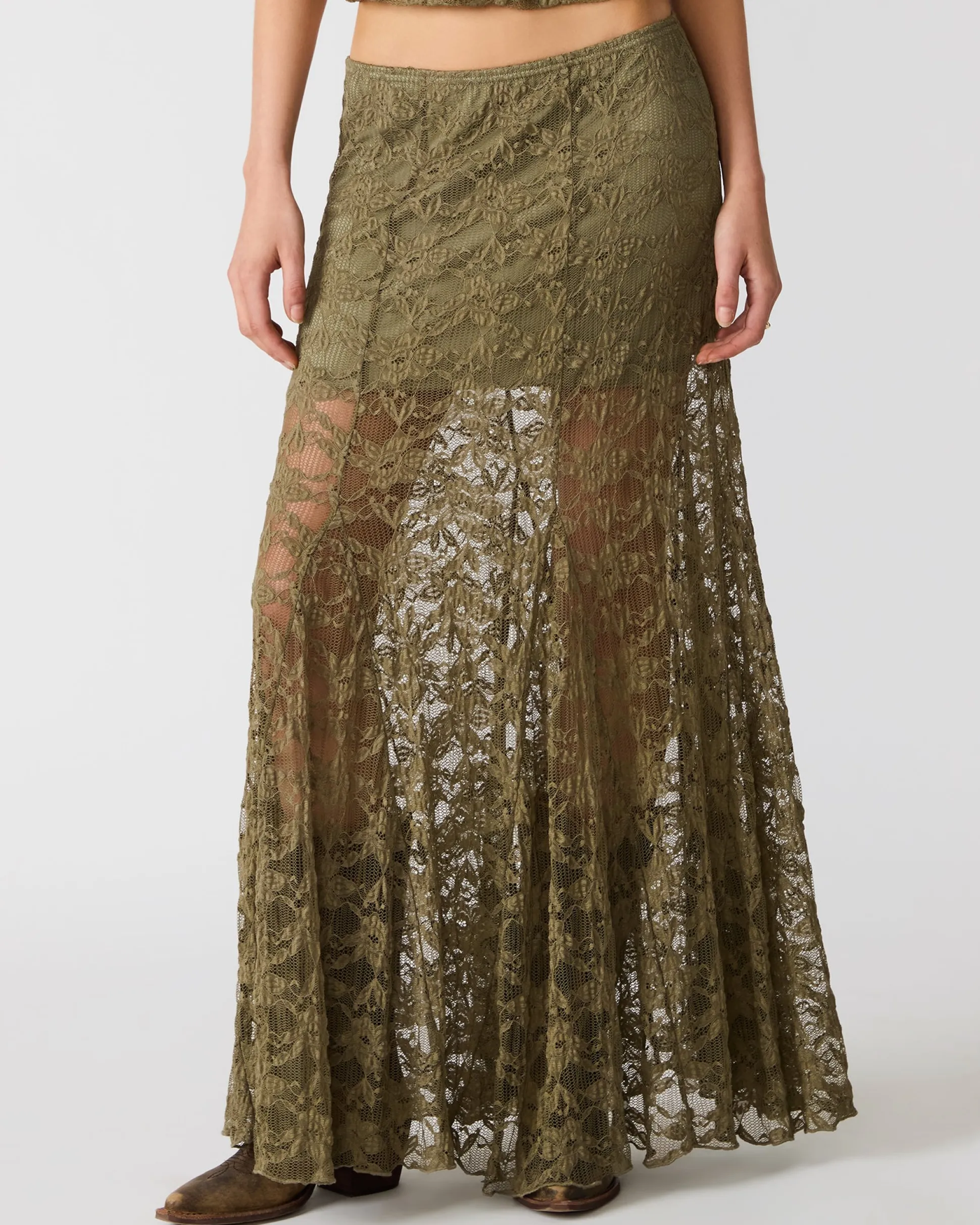 Mirabel Skirt Mountain Green