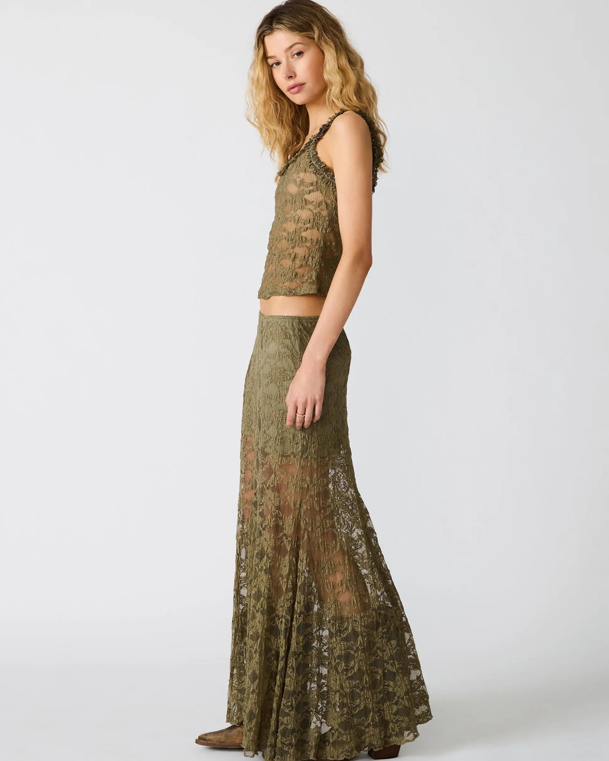 Mirabel Skirt Mountain Green