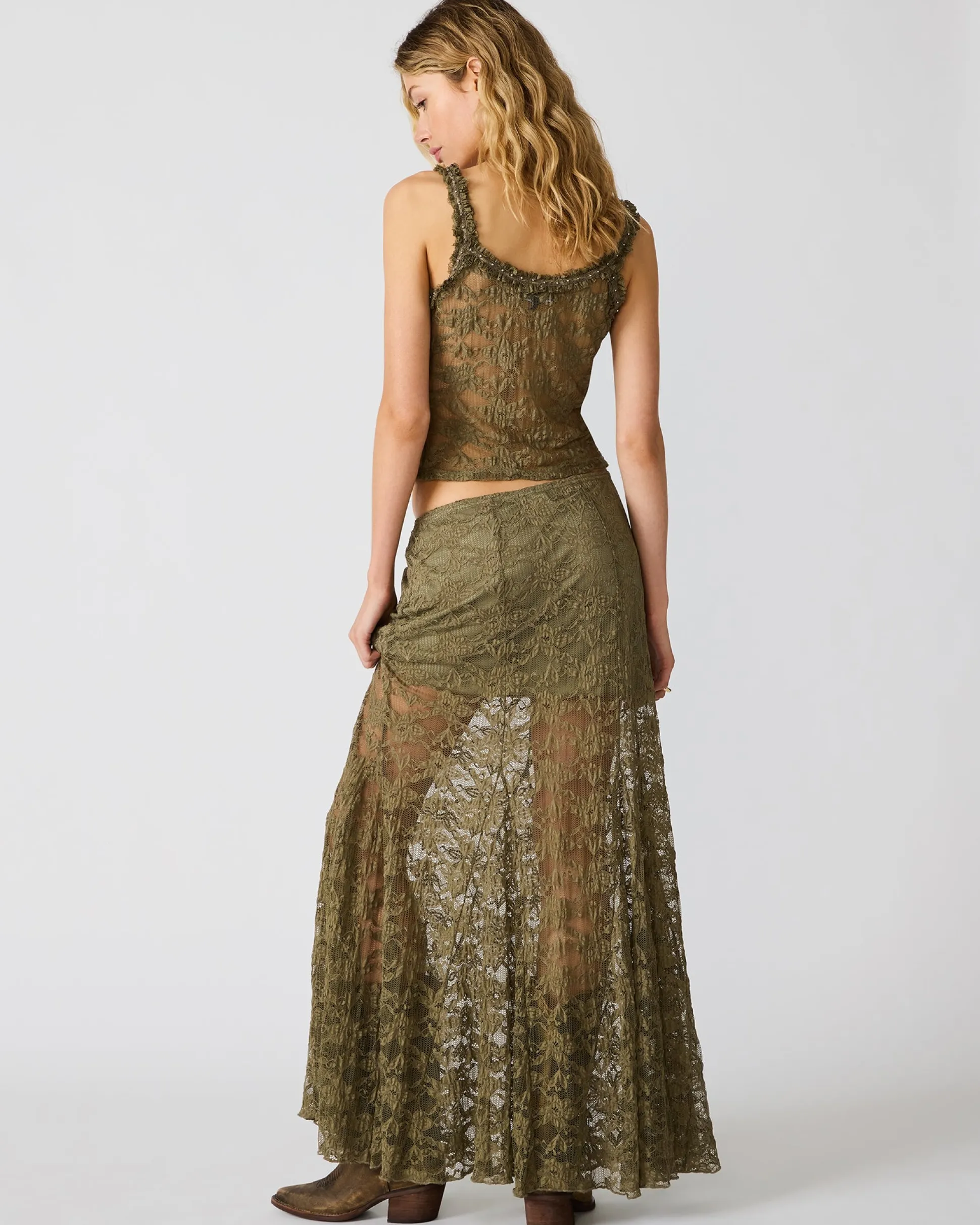 Mirabel Skirt Mountain Green