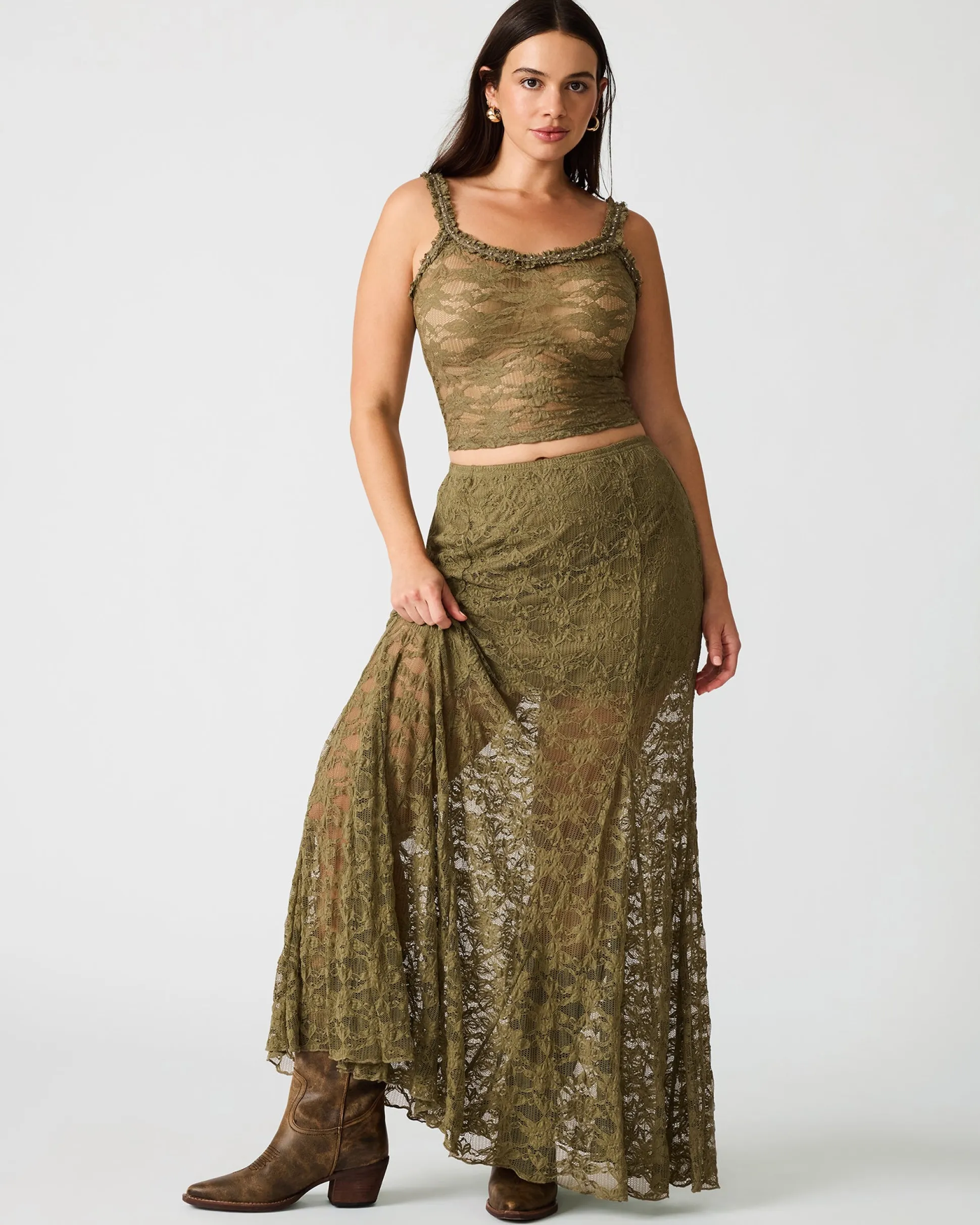 Mirabel Skirt Mountain Green