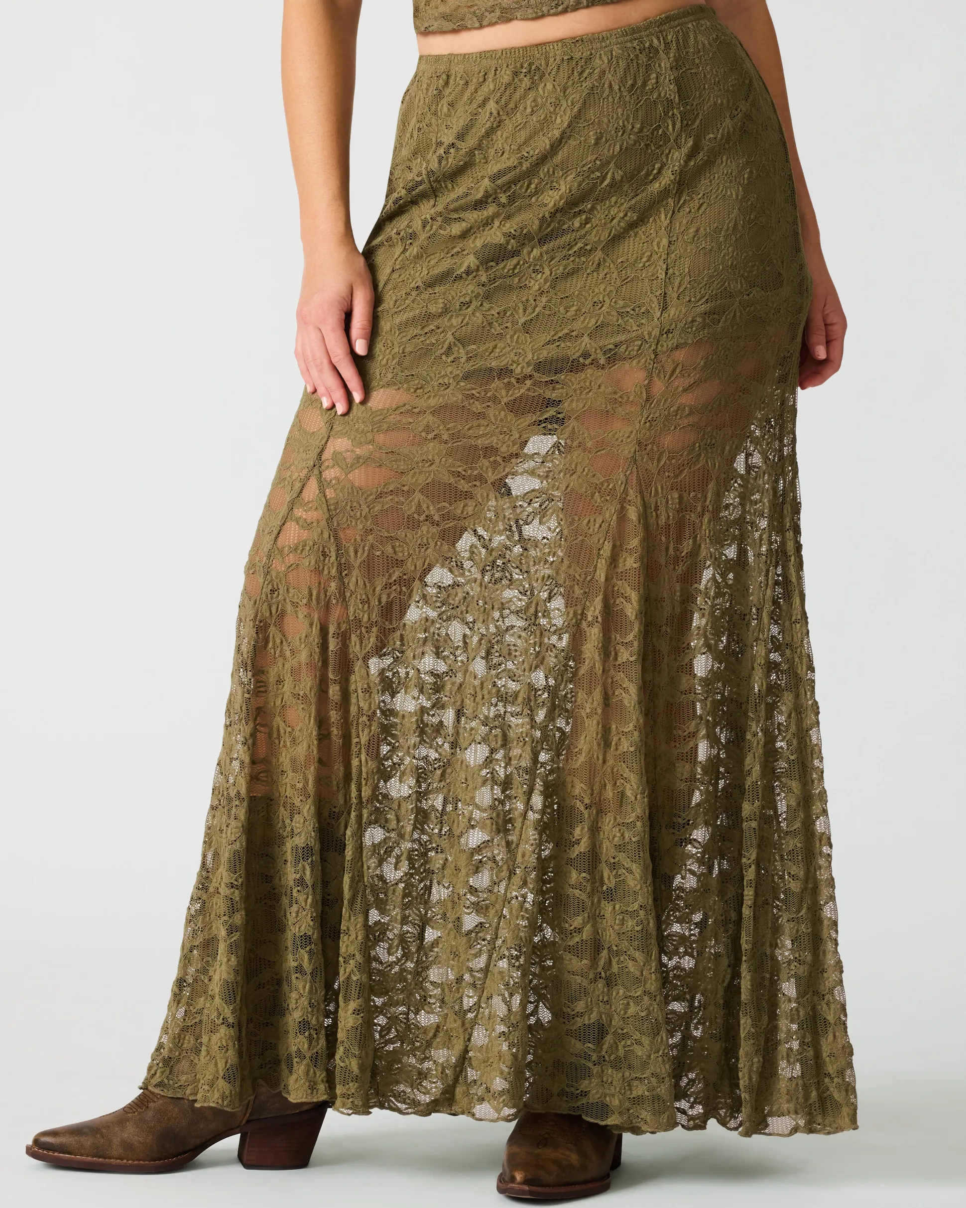 Mirabel Skirt Mountain Green