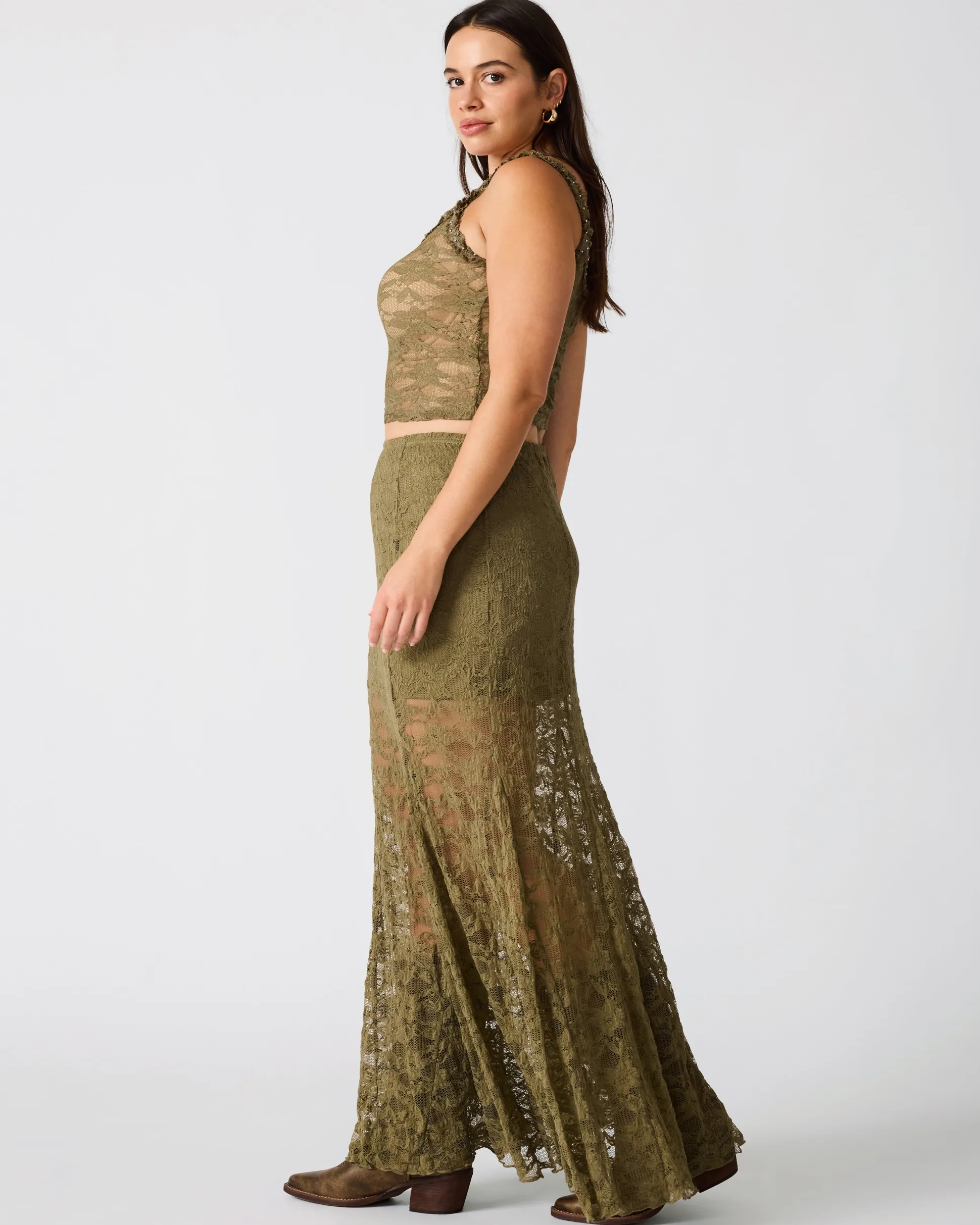 Mirabel Skirt Mountain Green