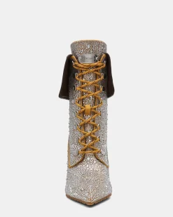 Morals Silver Rhinestones