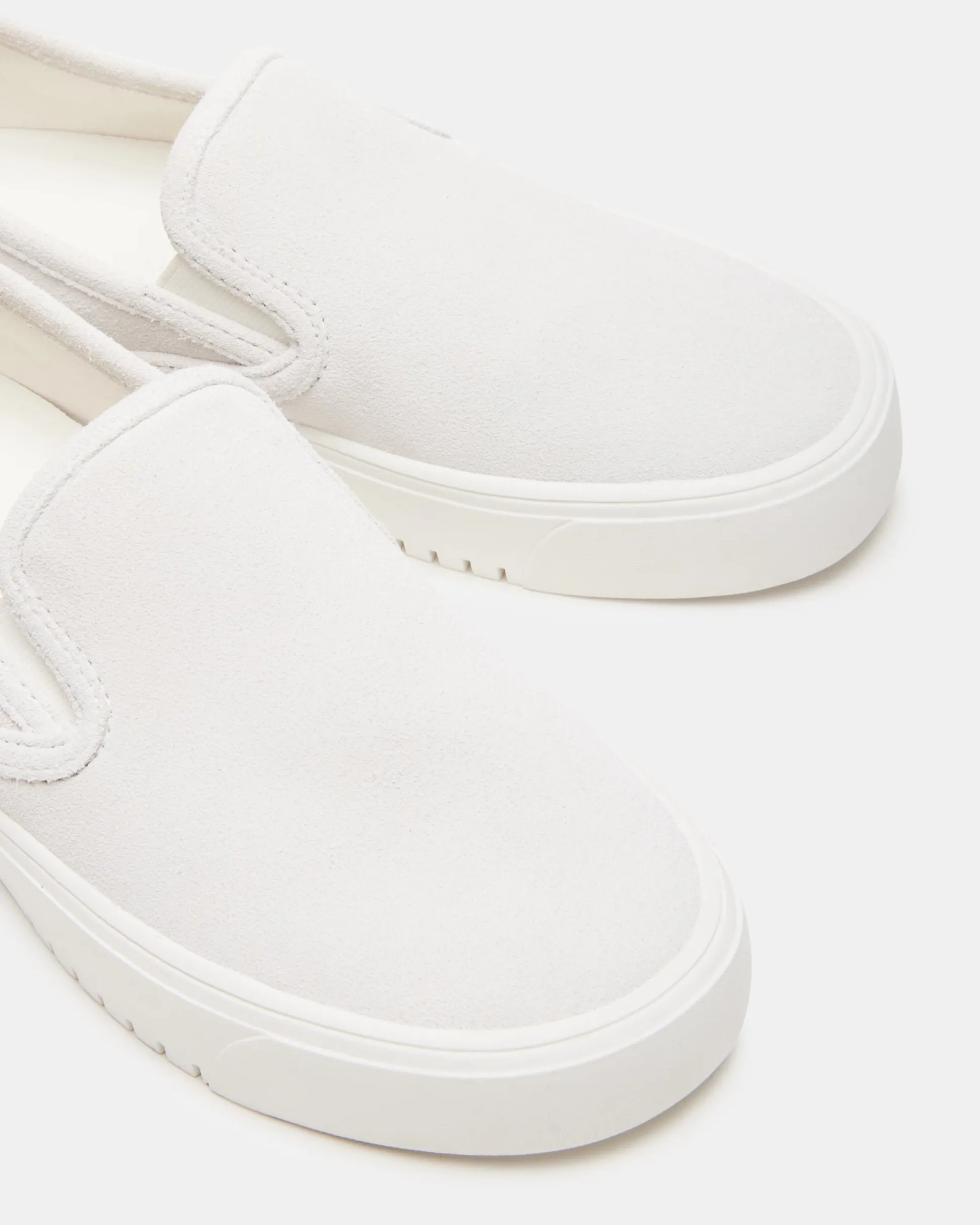 Murphy White Suede