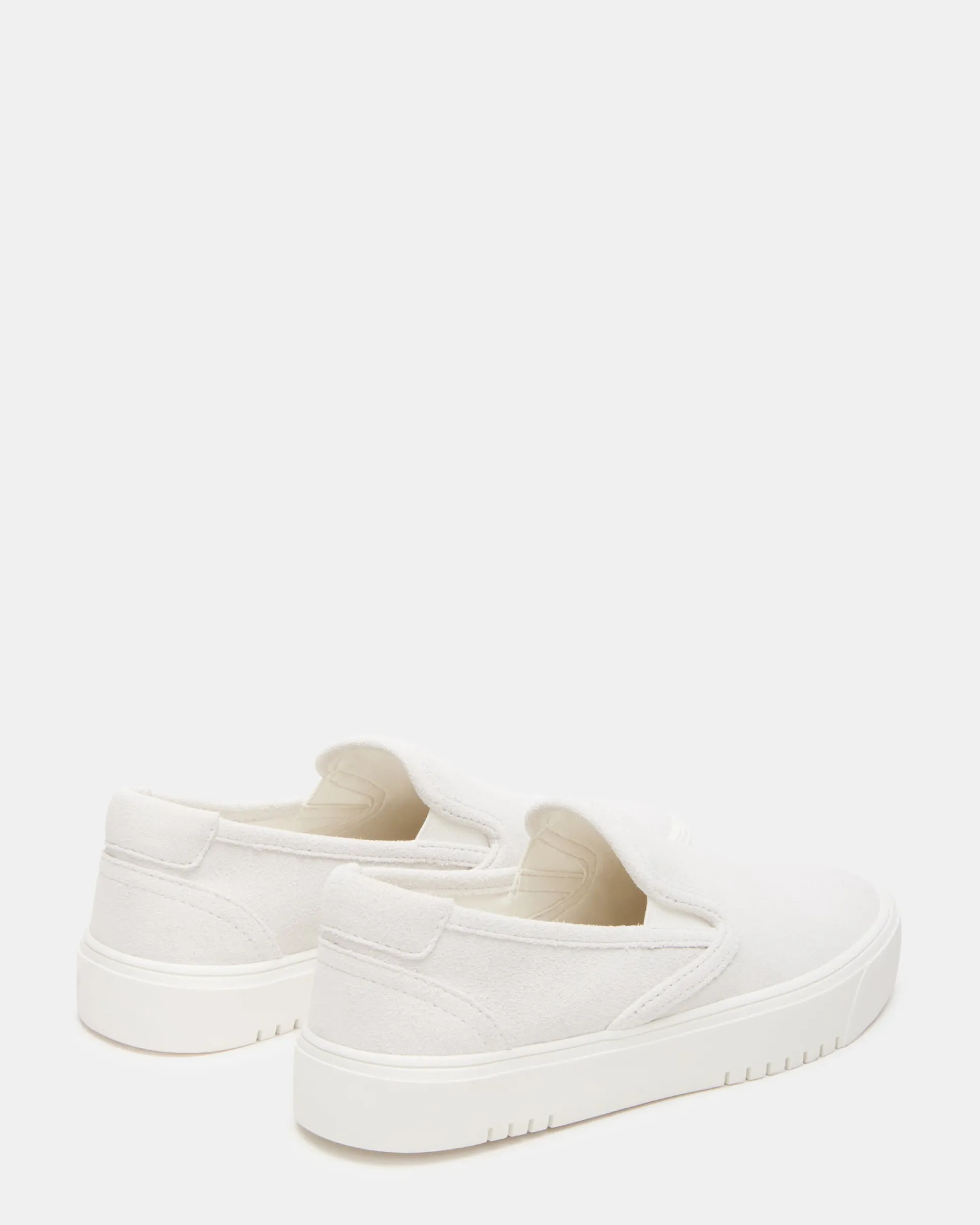 Murphy White Suede