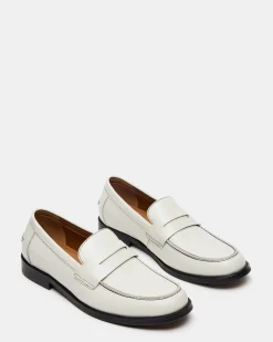 Natan White Leather