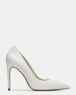Noir White Leather