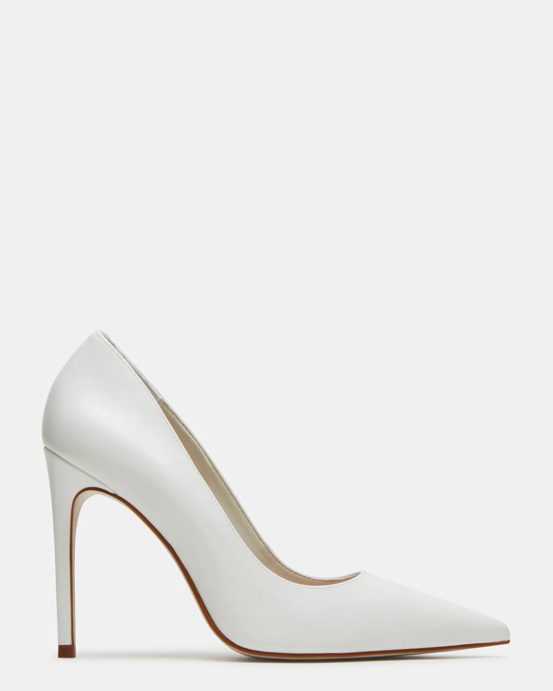 Noir White Leather