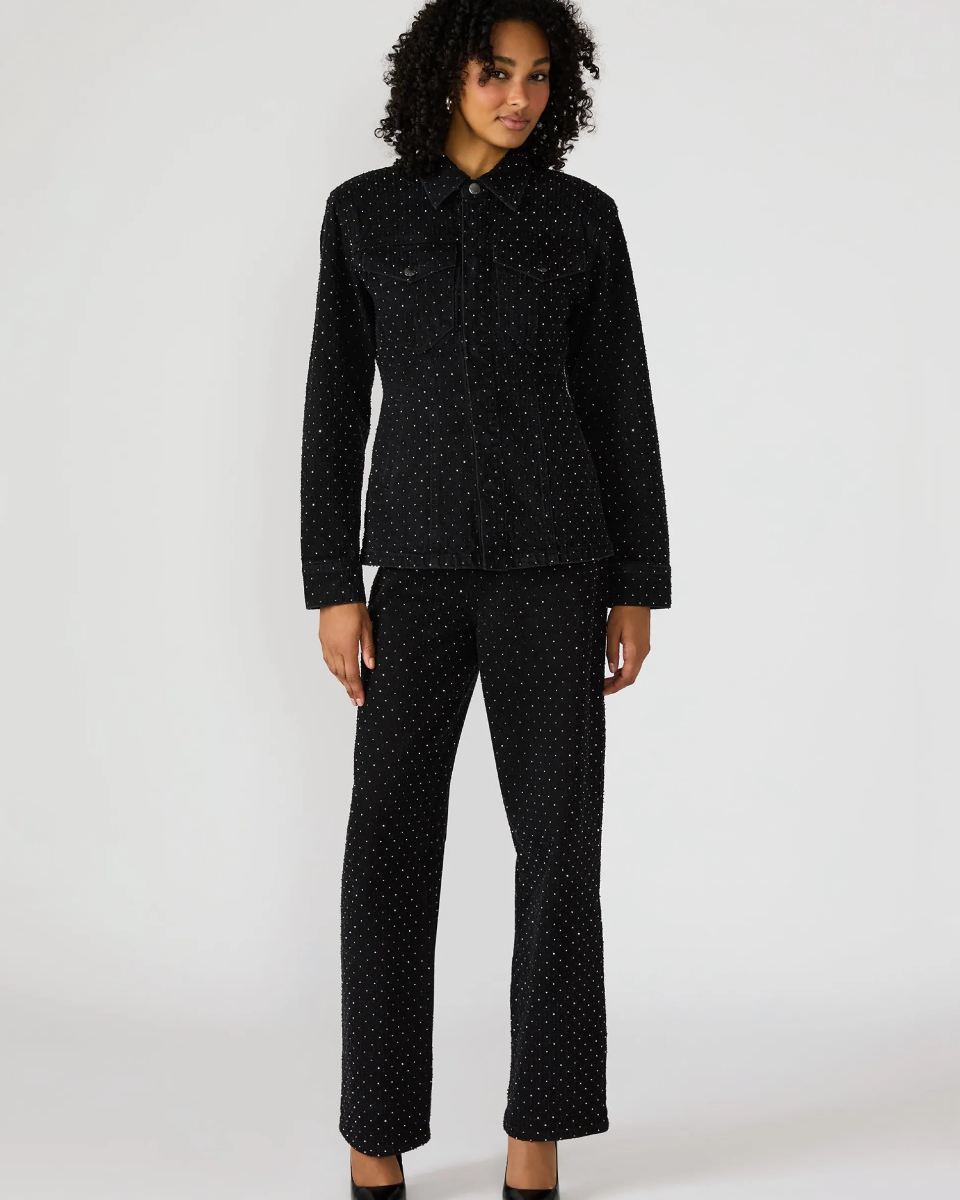 Parc Crystal Jacket Black