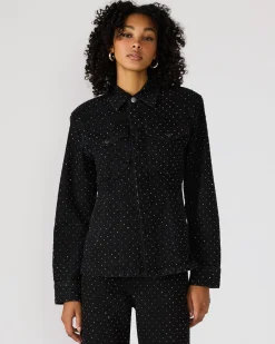 Parc Crystal Jacket Black