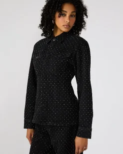 Parc Crystal Jacket Black