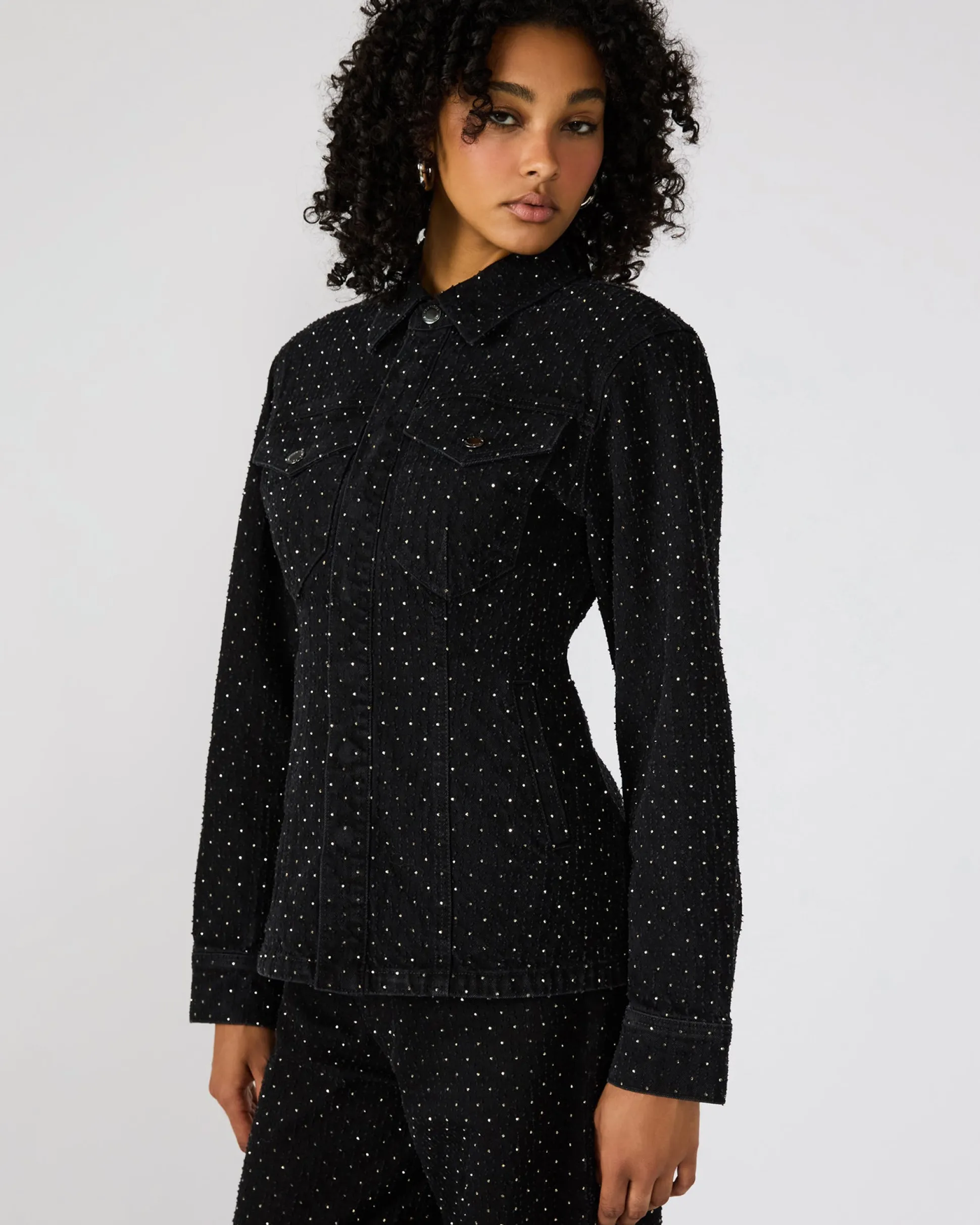 Parc Crystal Jacket Black