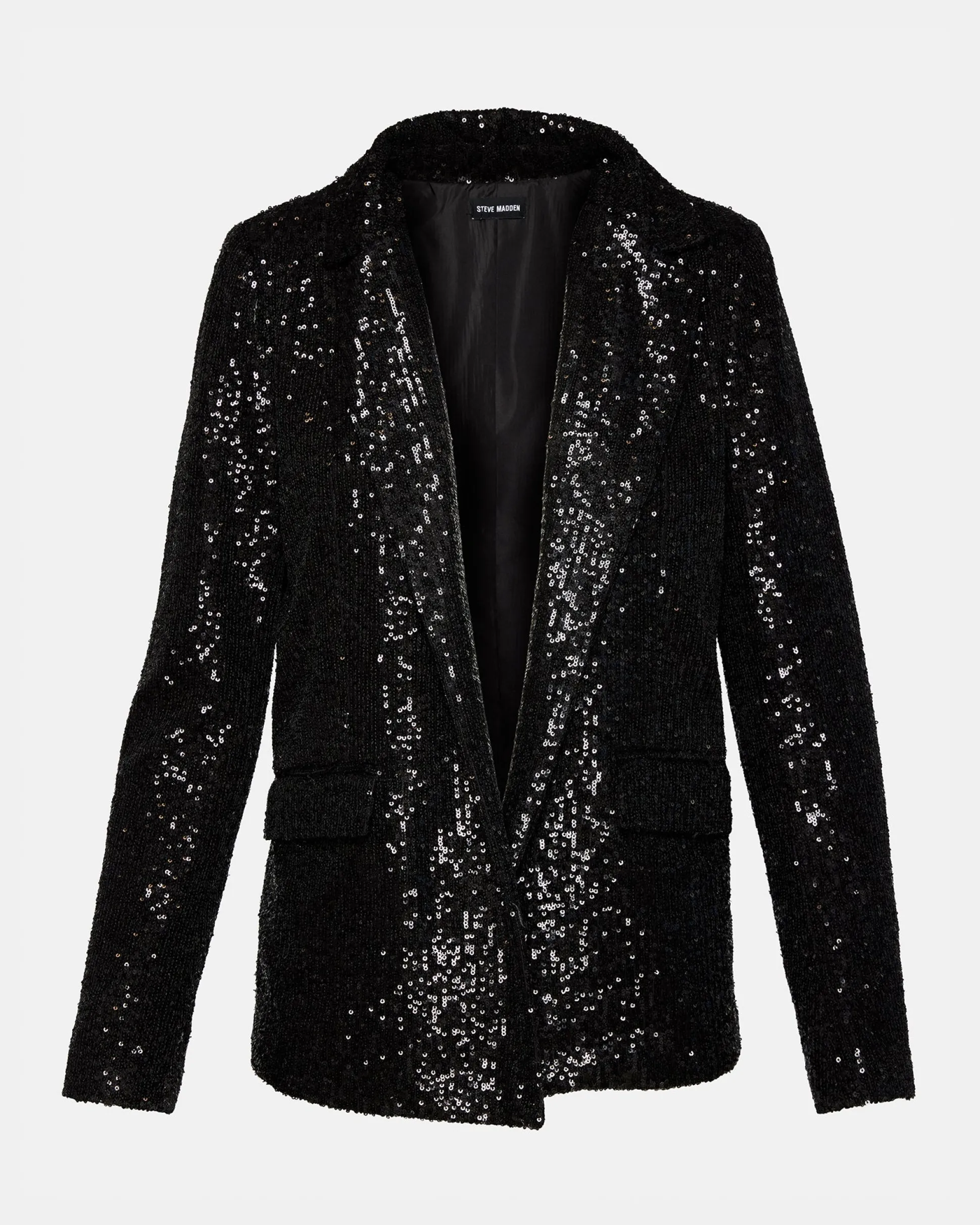 Payton Sequin Blazer Black