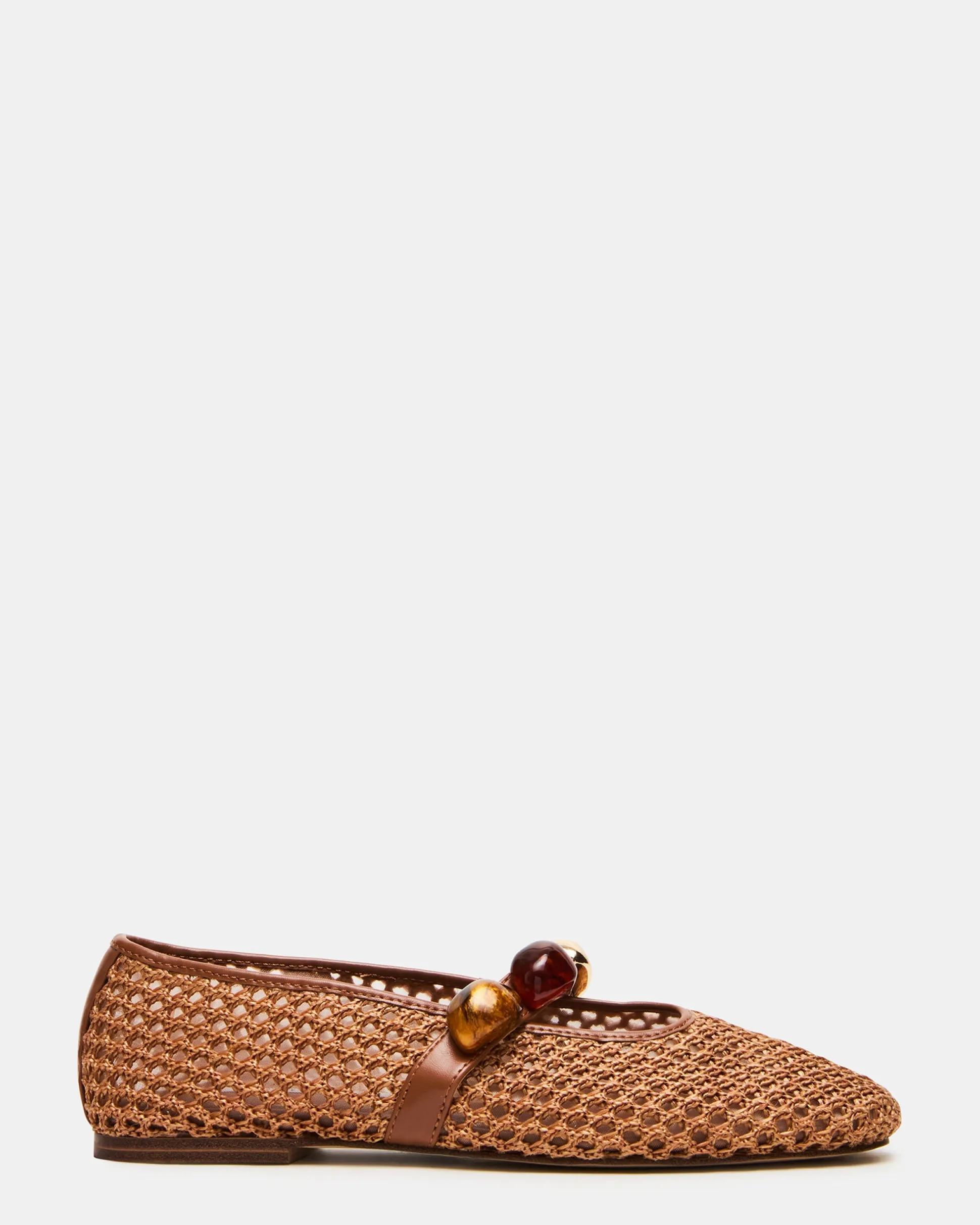 Poppin Brown Raffia