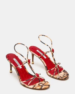 Ramos Stone Red/brown Print