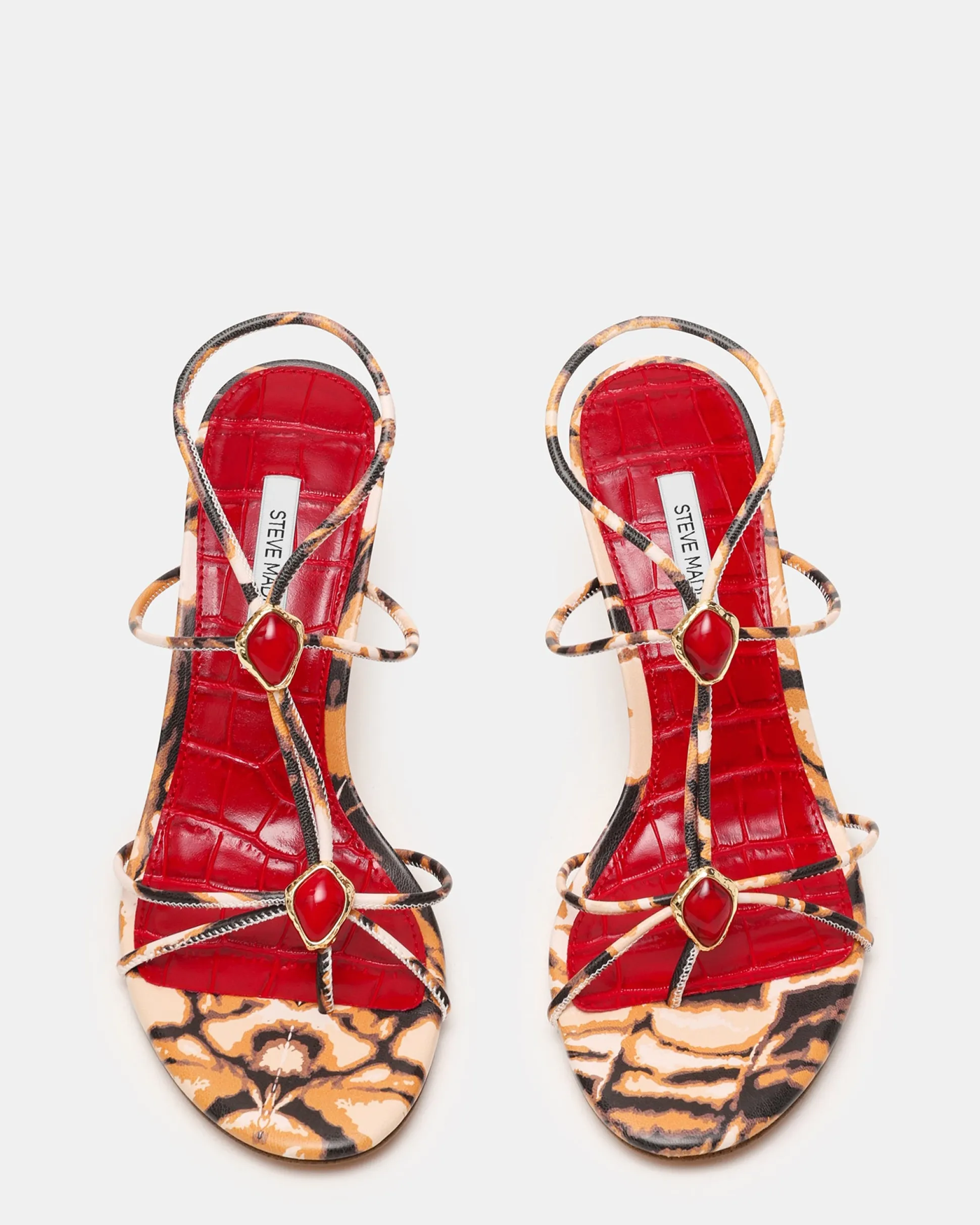 Ramos Stone Red/brown Print