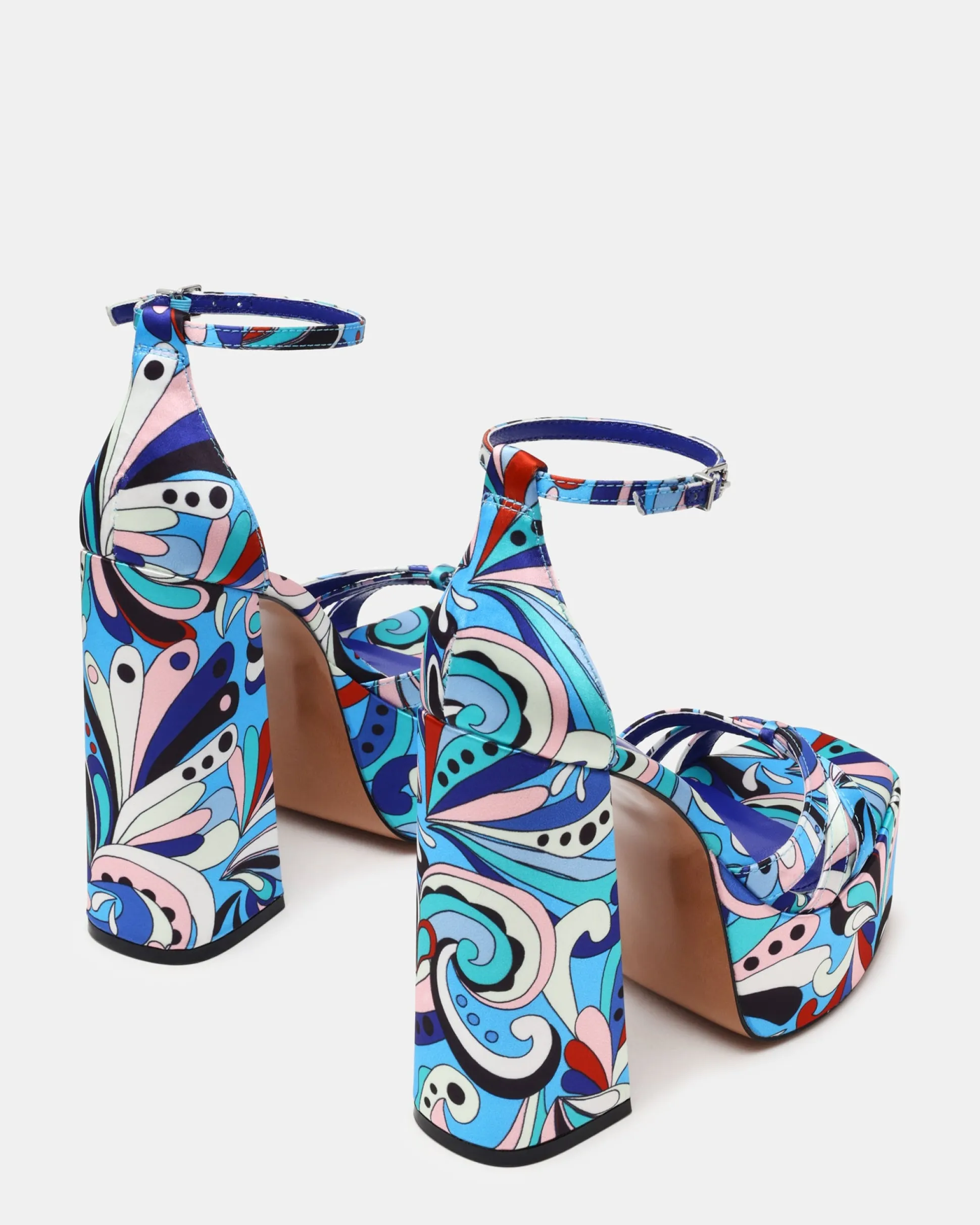 Retro Blue Print