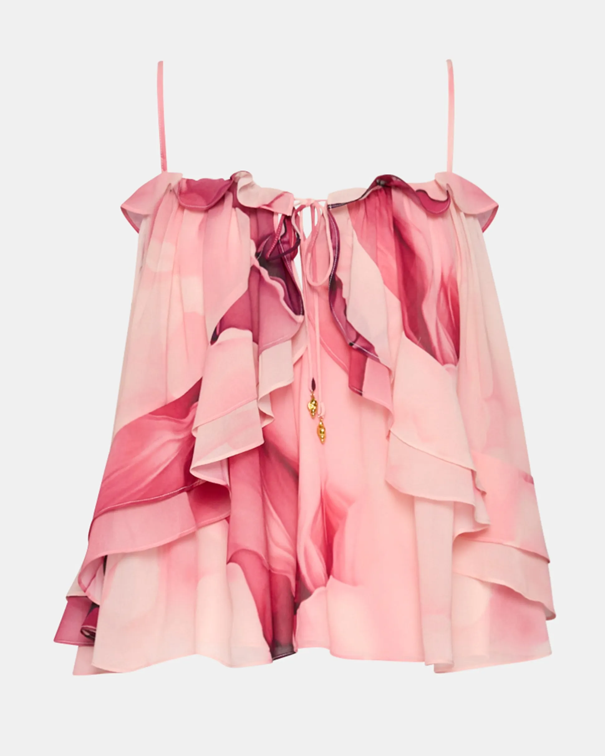 Rhianon Top Coral Cloud