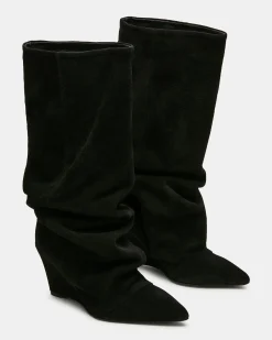 Rhys Black Suede