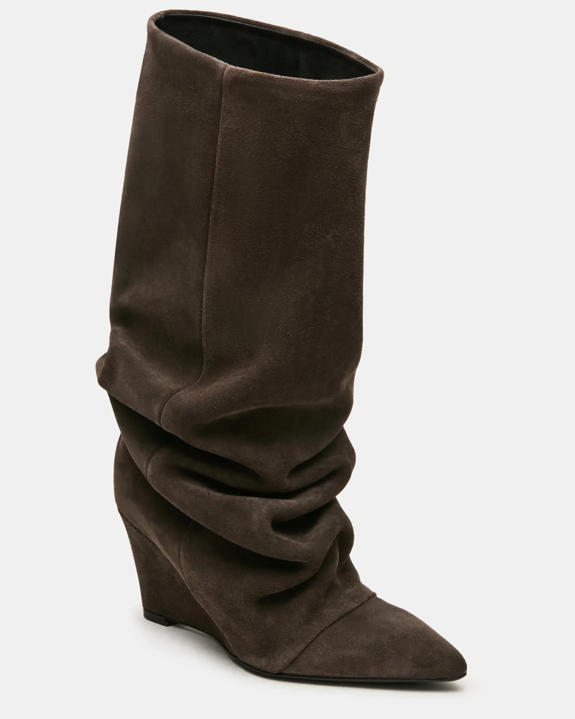 Rhys Dark Taupe Suede