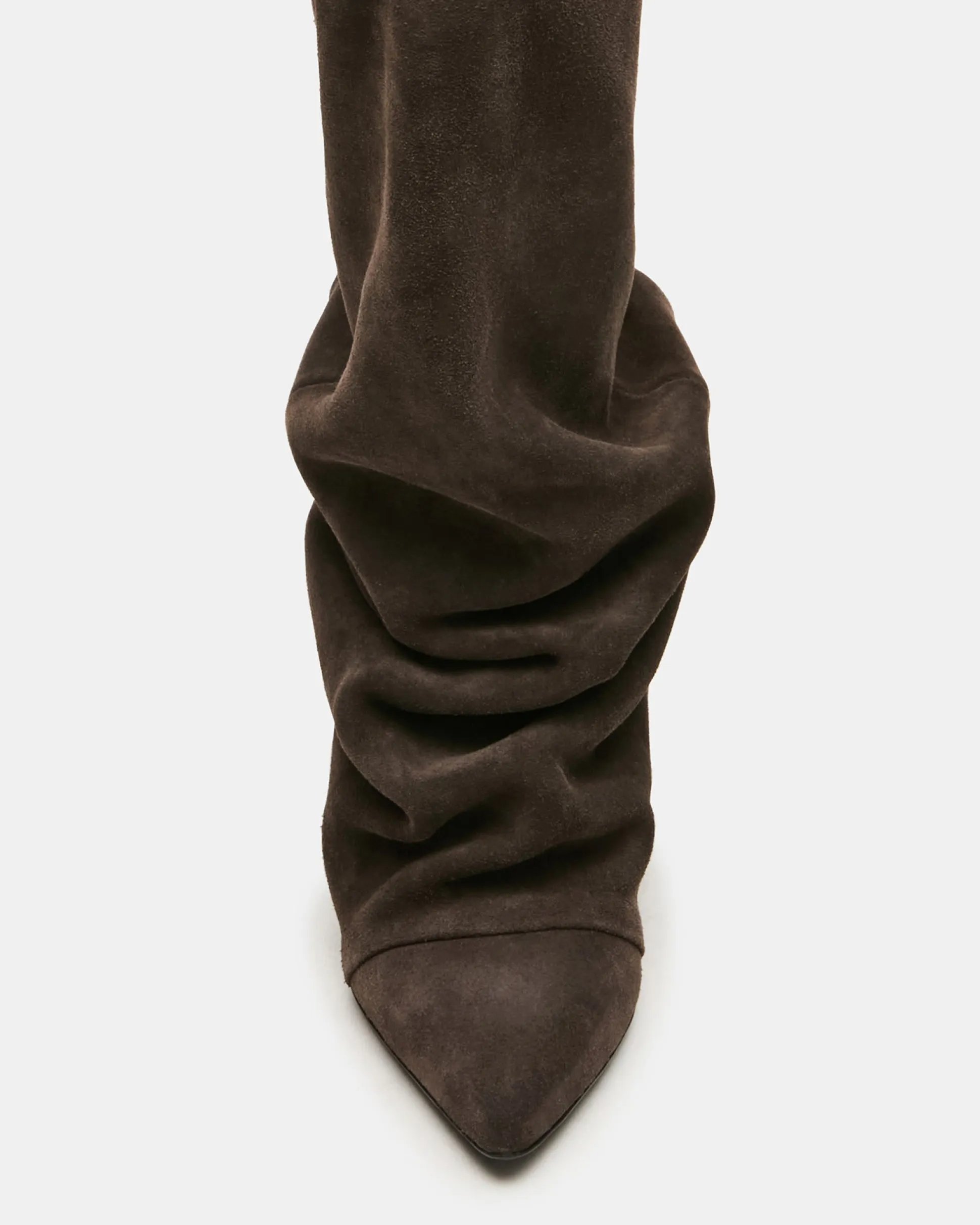 Rhys Dark Taupe Suede