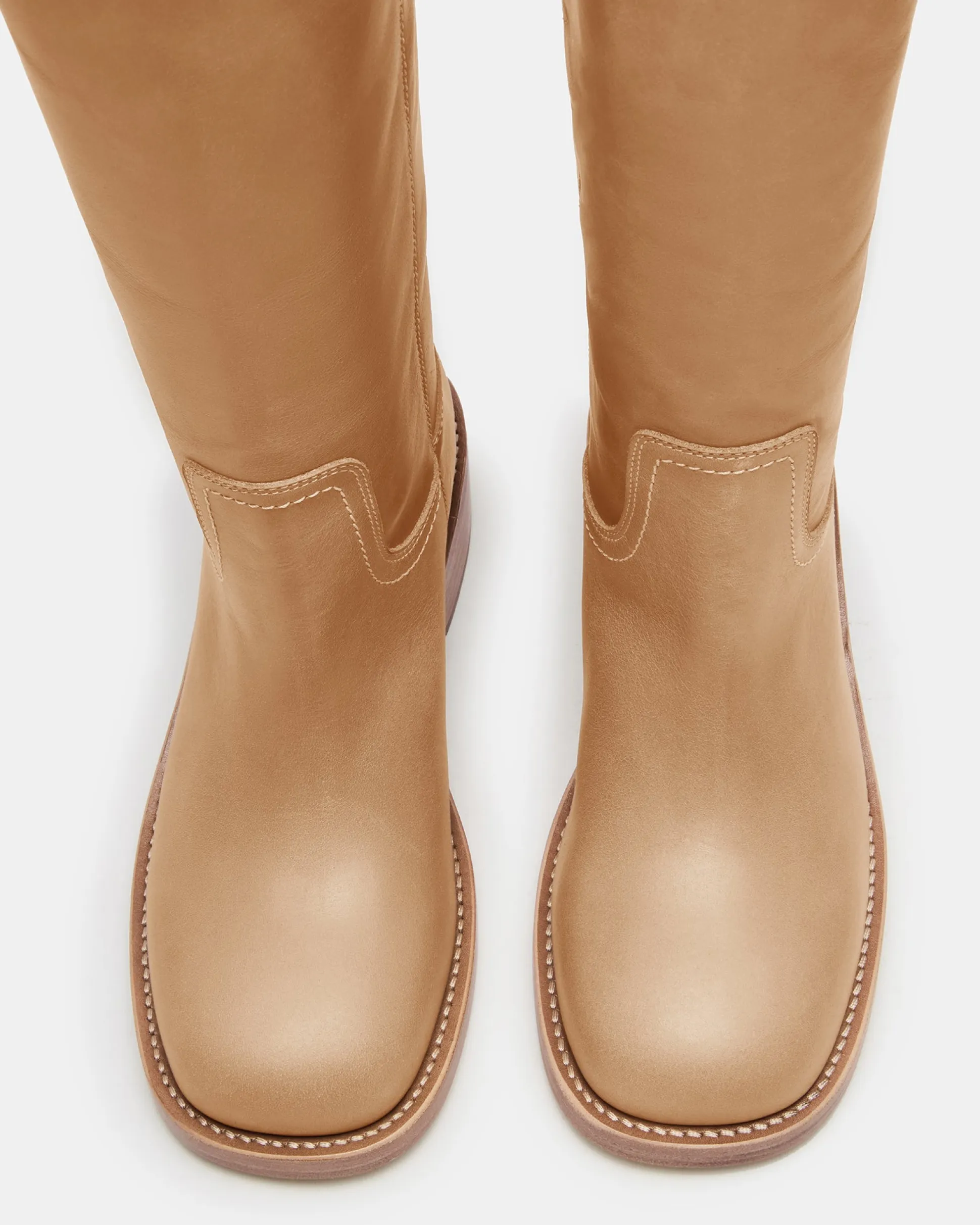 Riggs Banana Leather Wide Calf