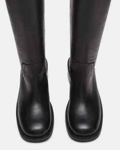 Riggs Black Leather