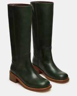 Riggs Dark Green Leather
