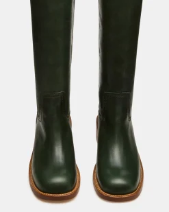 Riggs Dark Green Leather