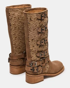 Rocky Floral Tan Nubuck
