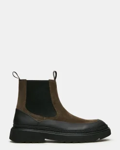 Rylan Khaki Suede