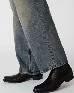 Sanderson Black Leather