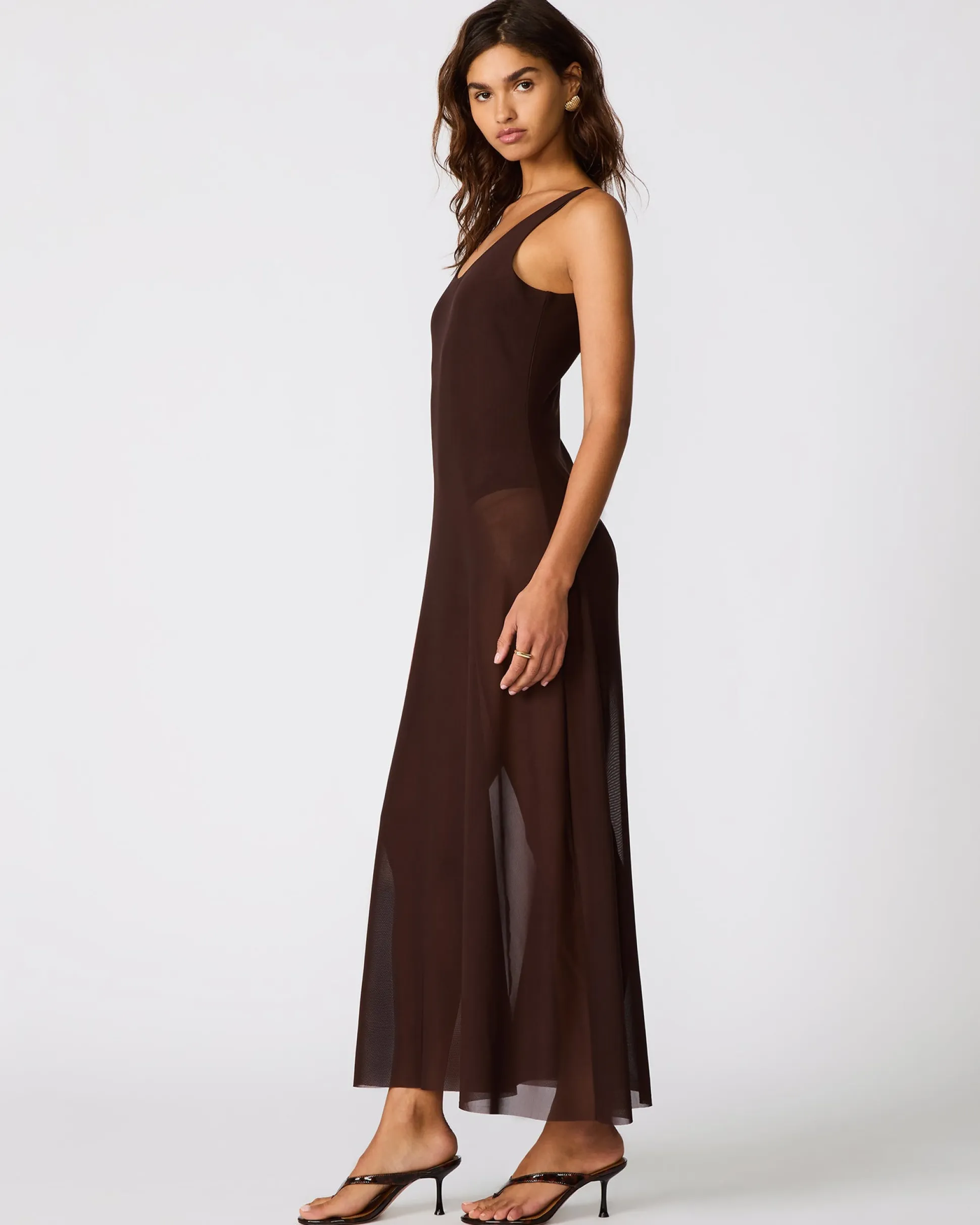 Sharlene Dress Chicory Coffee