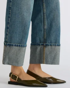 Shay Olive Leather