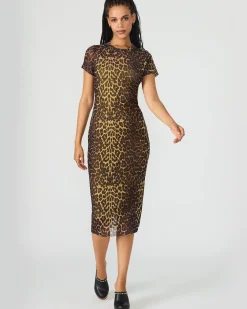 Short Sleeve Hailee Dress Hot Spots Print