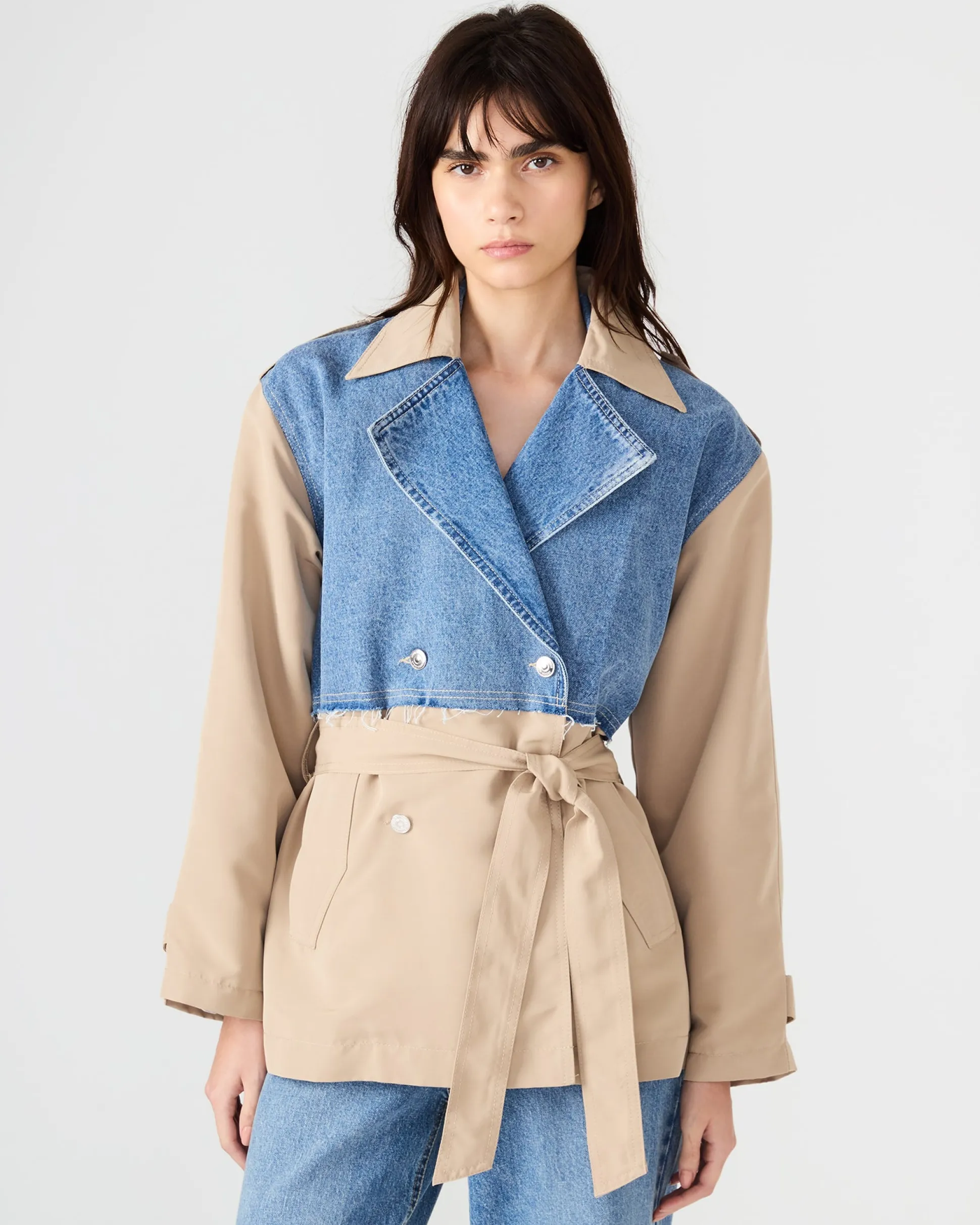Shyla Coat Denim Multi