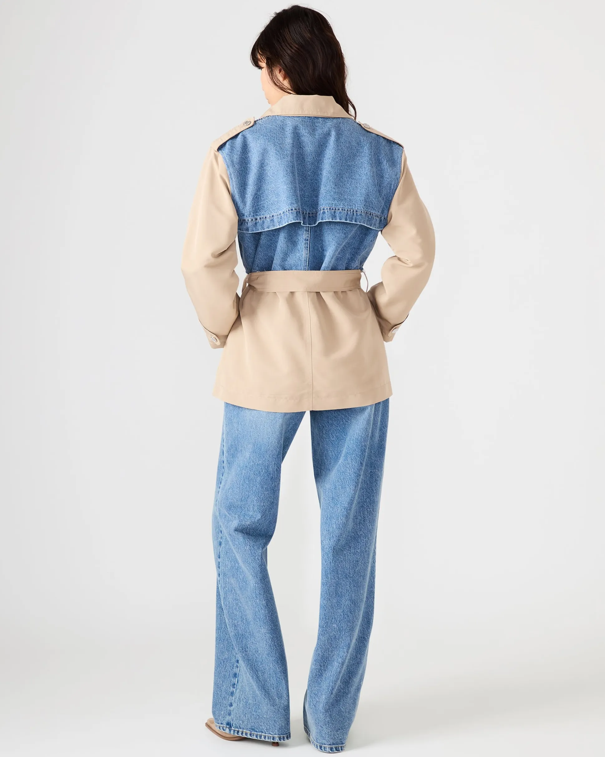 Shyla Coat Denim Multi