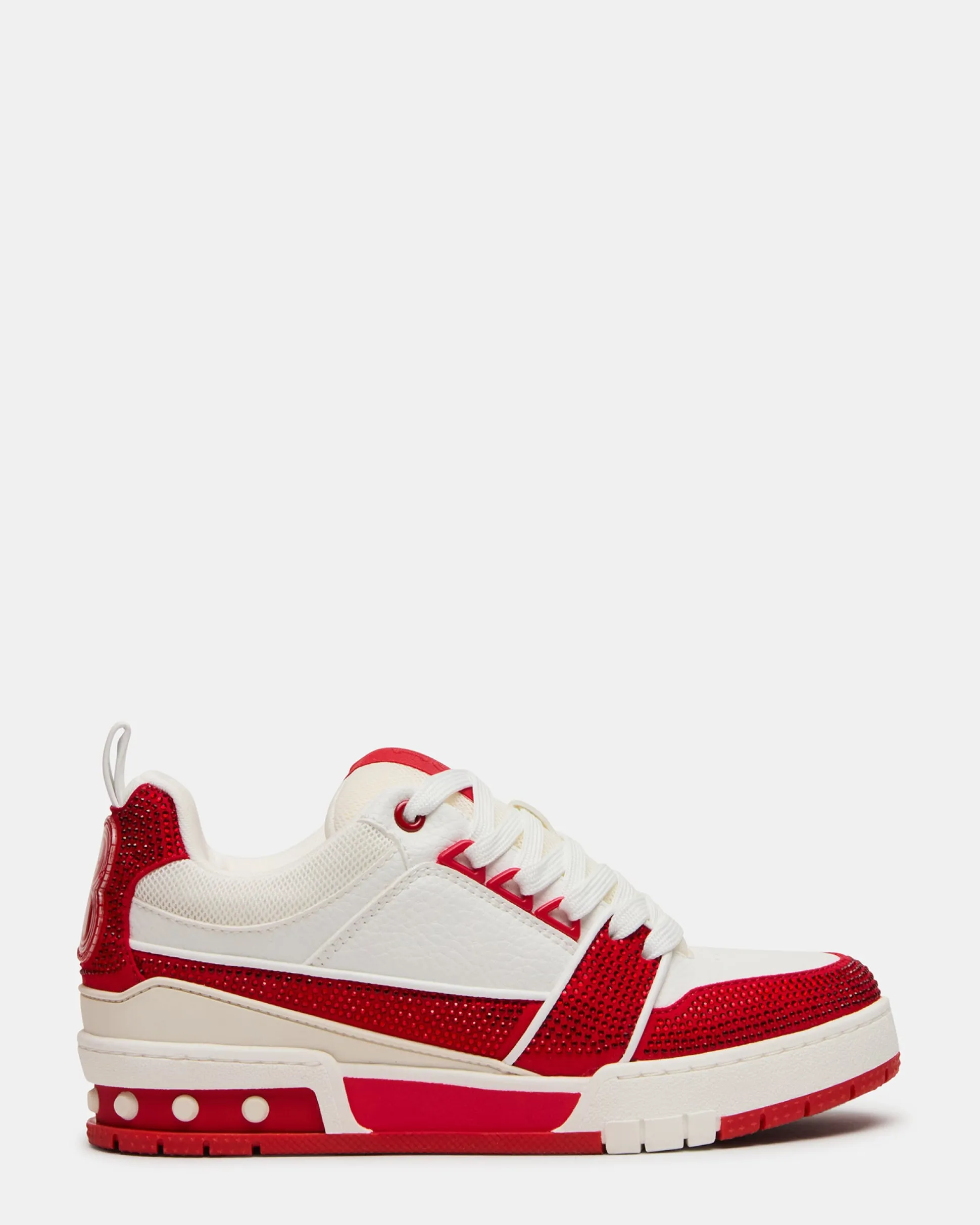 Skater Red/white Rhinestones