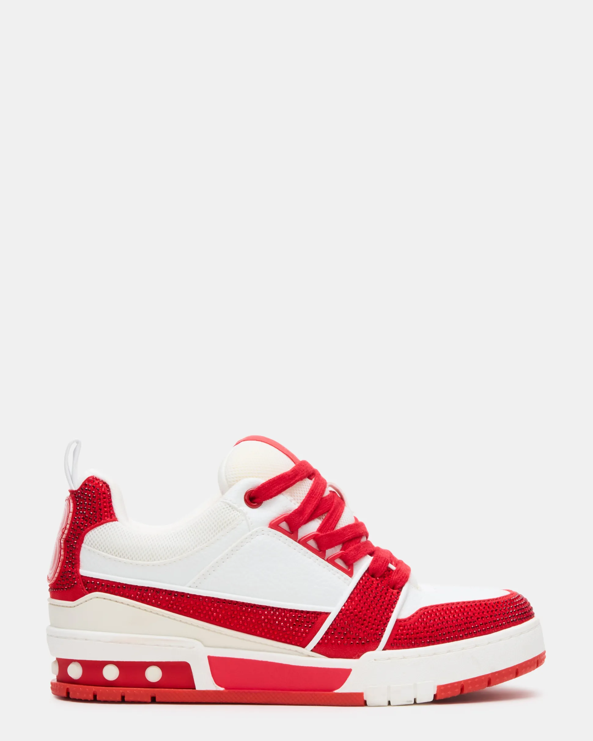 Skater Red/white Rhinestones