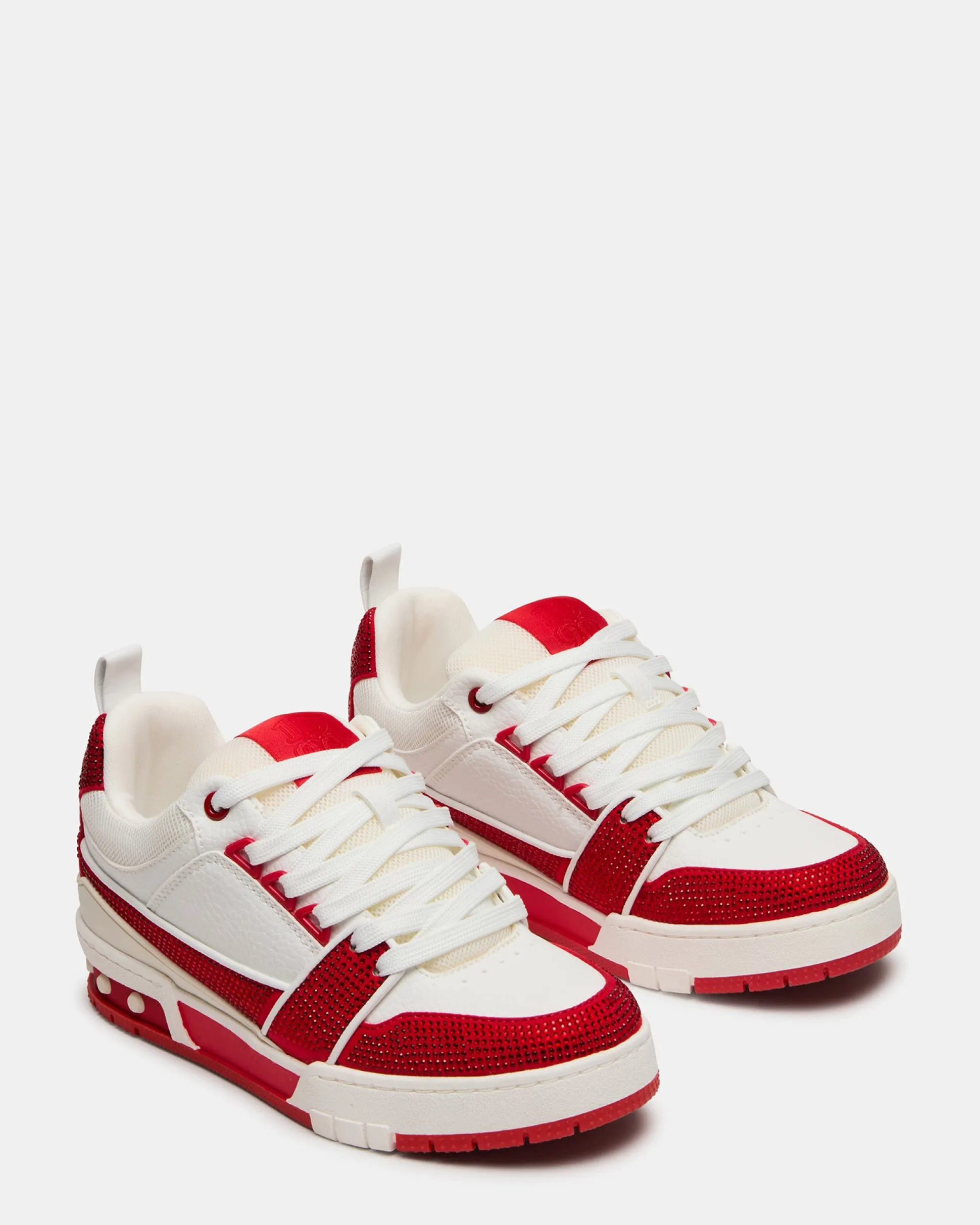 Skater Red/white Rhinestones