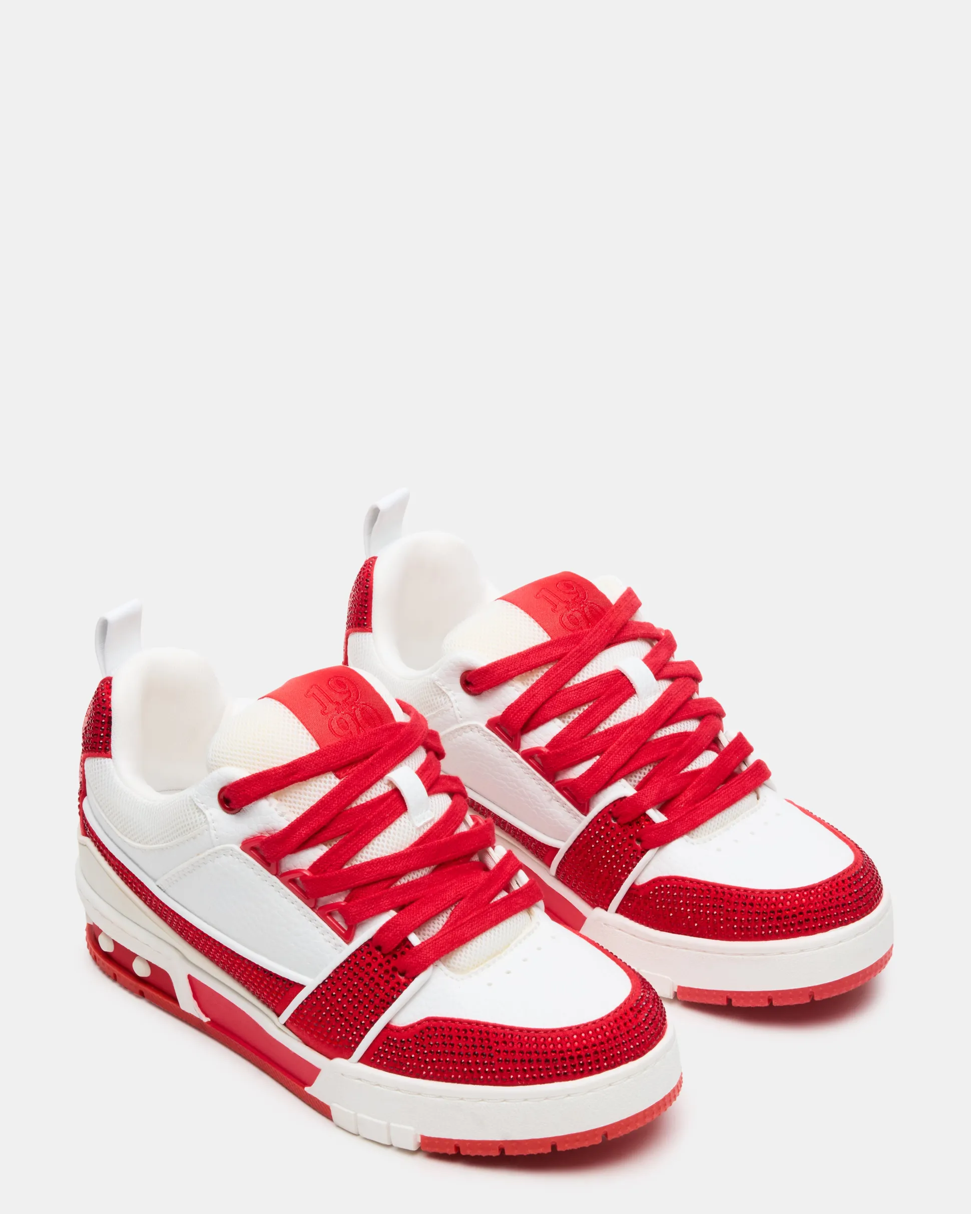 Skater Red/white Rhinestones