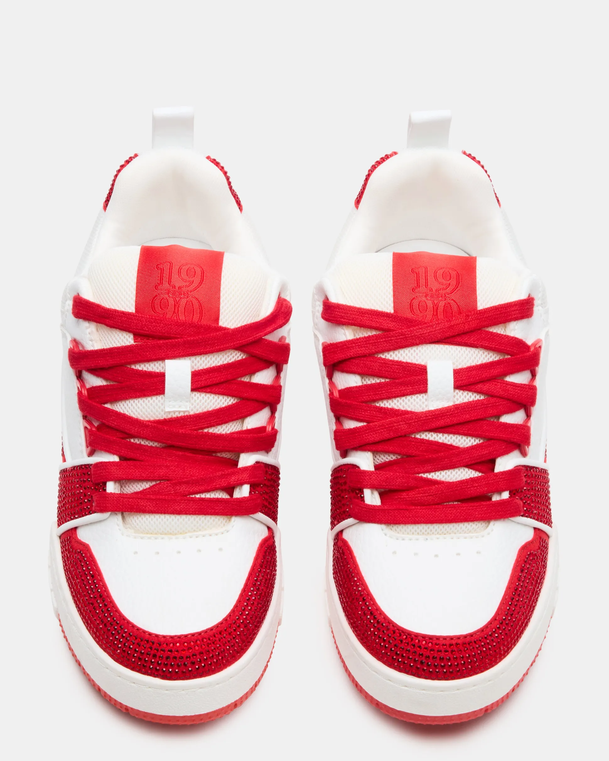 Skater Red/white Rhinestones