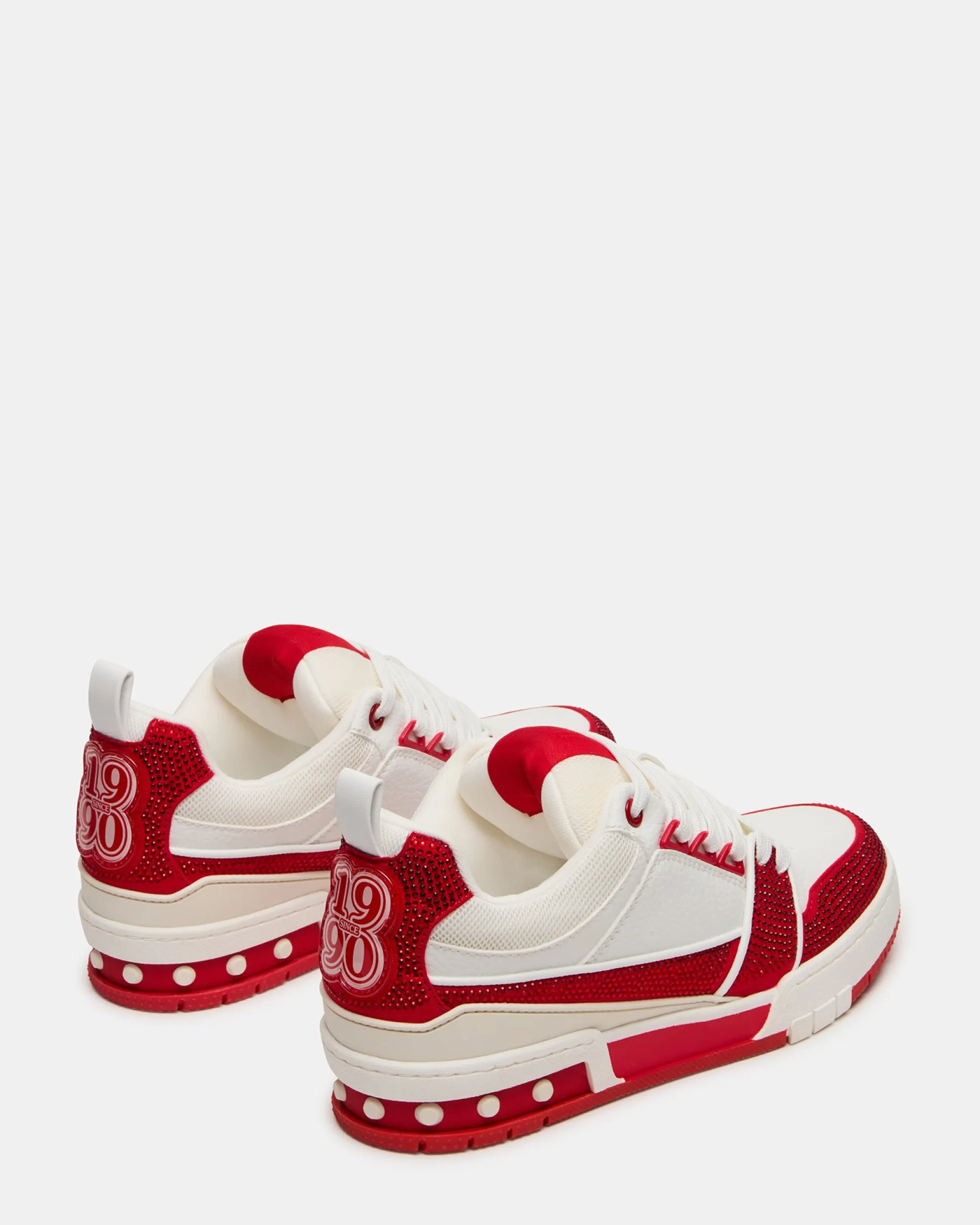 Skater Red/white Rhinestones