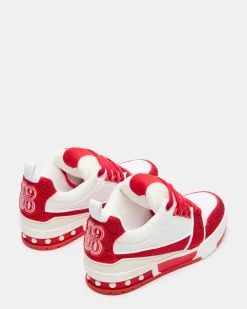 Skater Red/white Rhinestones