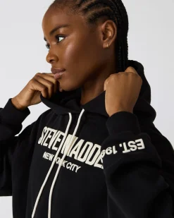Sm Logo Hoodie Black
