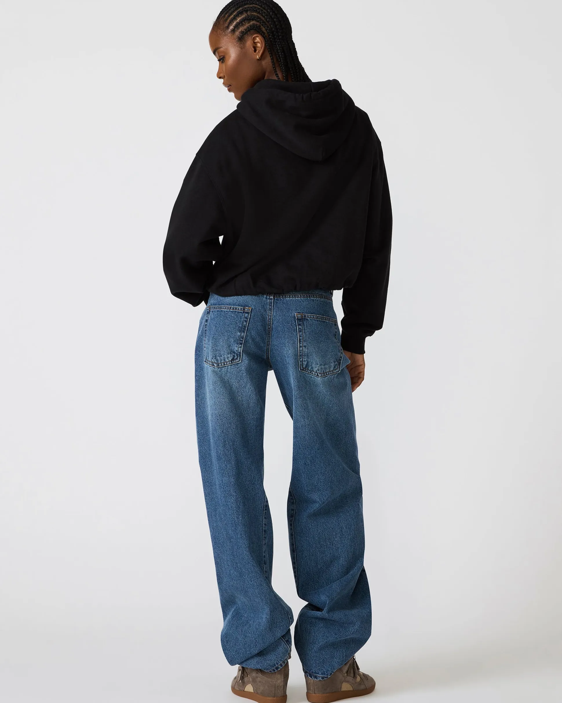 Sm Logo Hoodie Black