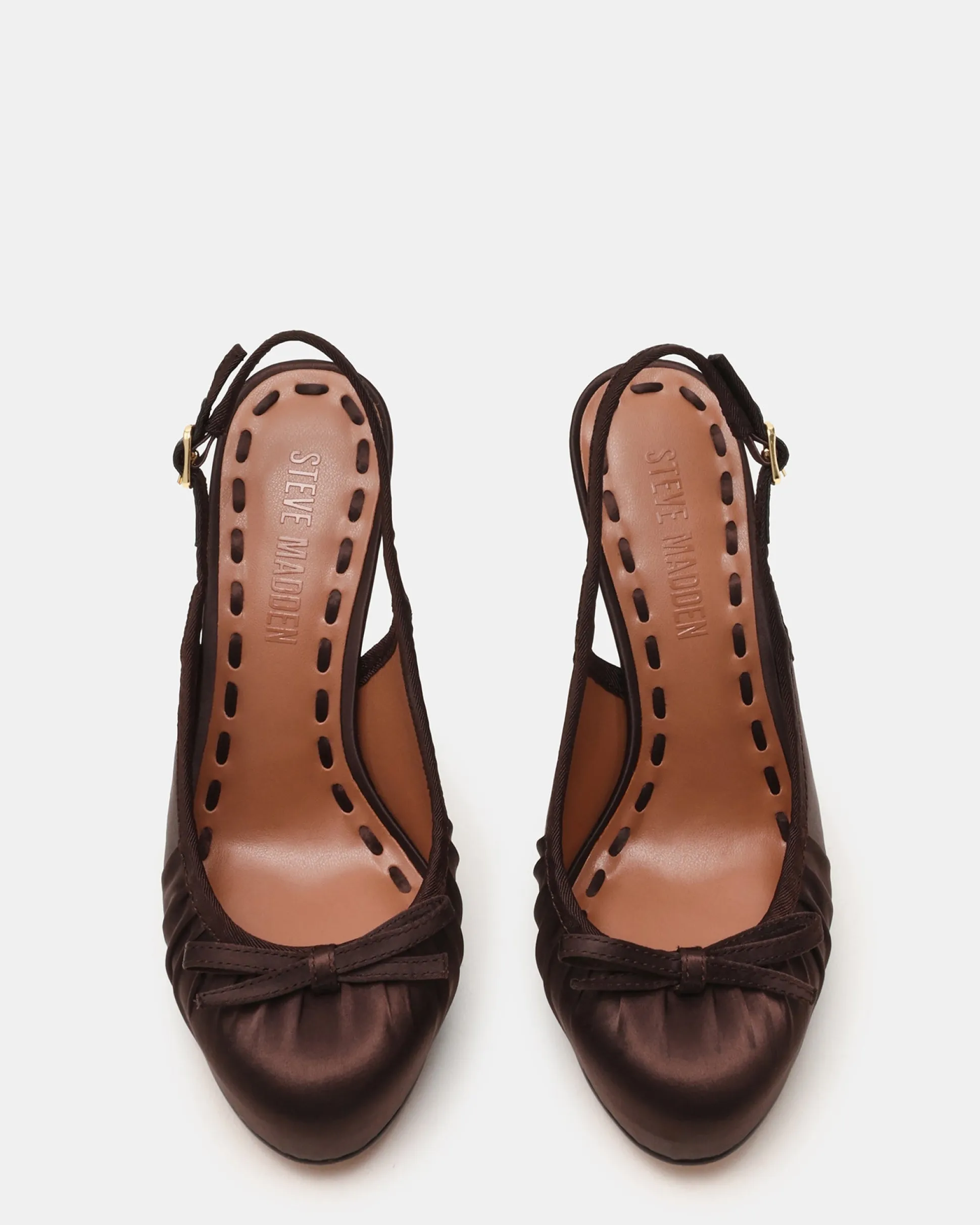 Sofie Brown Satin