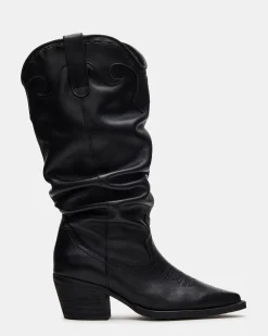 Stage Black Leather